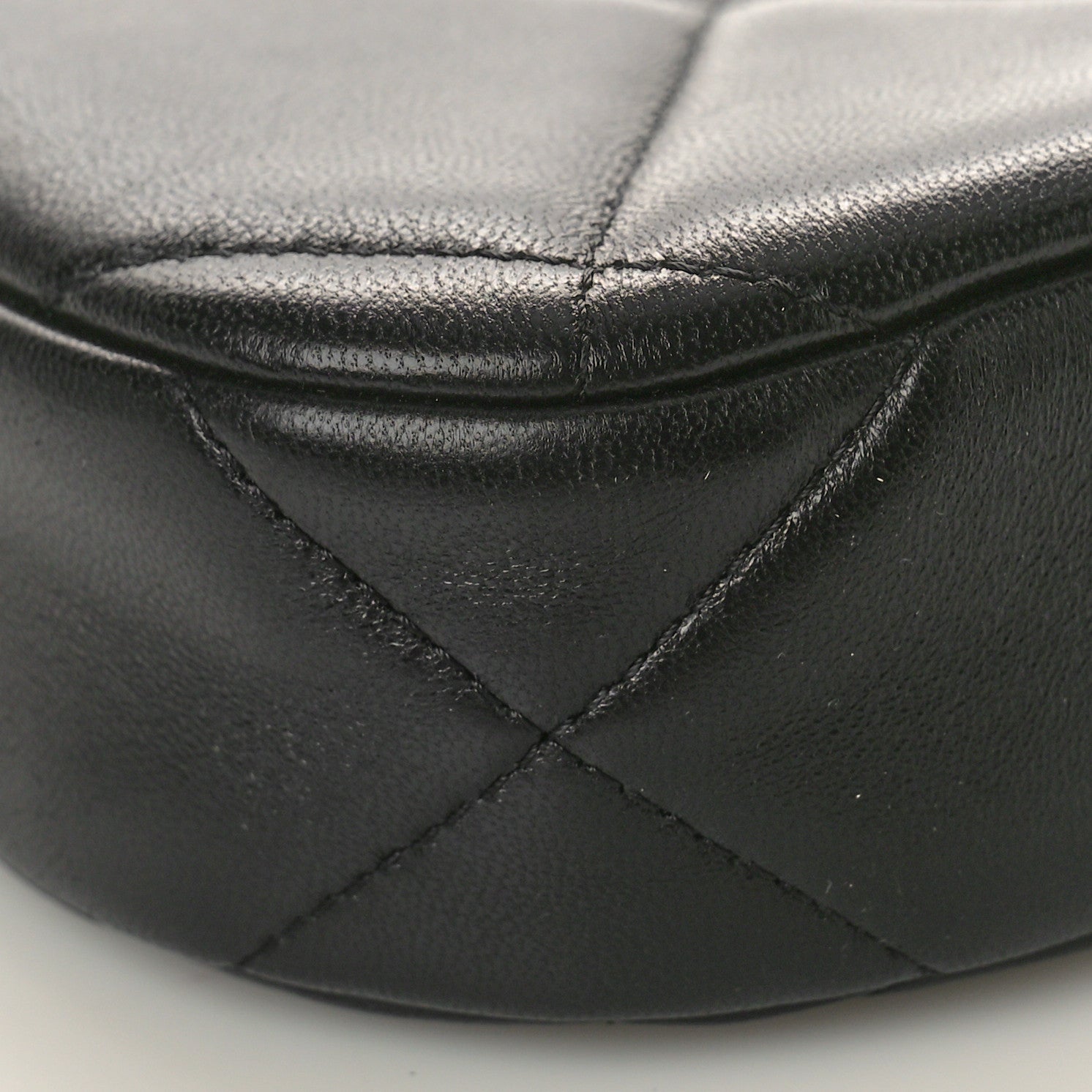 Chanel Lambskin Quilted Chanel 19 Hobo Clutch With Chain Black 9 of 10