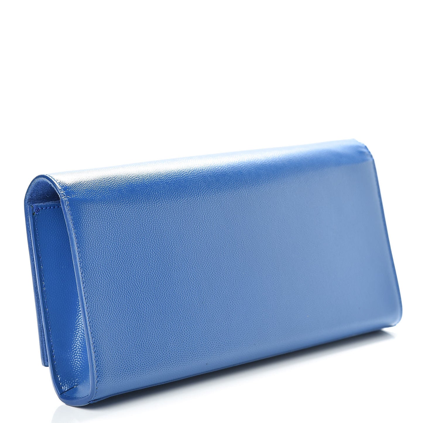 Patent Grain De Poudre Classic Monogram Cassandre Clutch Blue