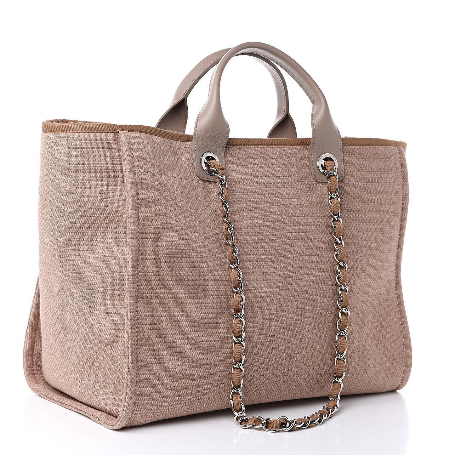Canvas Large Deauville Tote Ecru