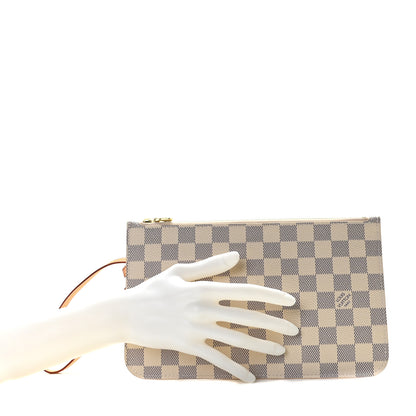 Louis Vuitton Damier Azur Neverfull MM GM Pochette 7 of 7
