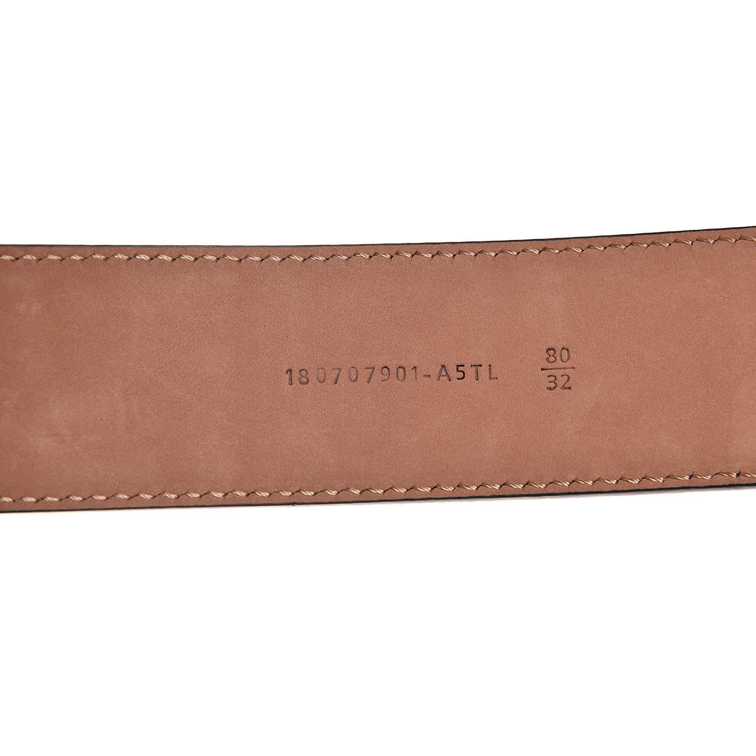 Fendi Vitello F is Fendi Bi-Color FF 1974 Embossed Belt 80 32 Maya Black 7 of 8