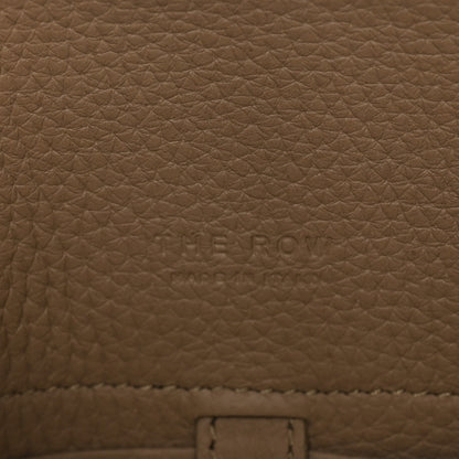 The Row Grained Calfskin Soft Margaux 10 Bag Dark Taupe 6 of 9