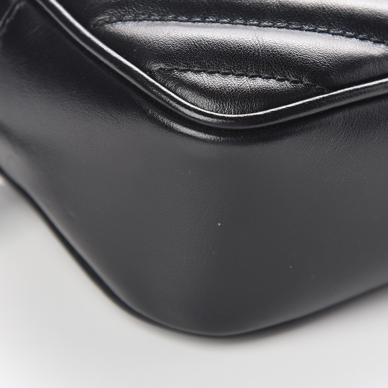 Saint Laurent Calfskin Matelasse Monogram Lou Belt Bag Black 8 of 10