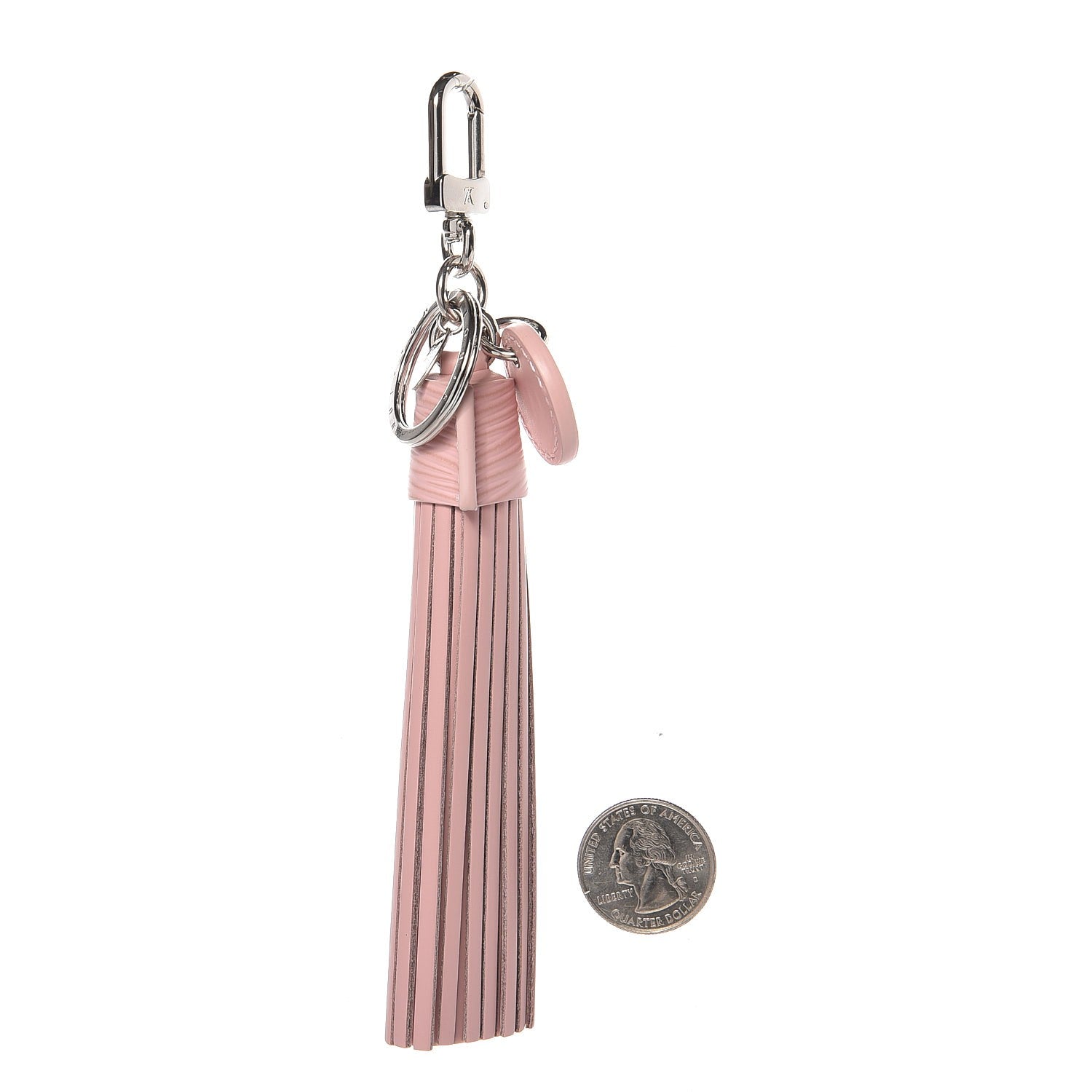 Louis Vuitton Epi Calfskin Lambskin Tassel Bag Charm Pink 2 of 4