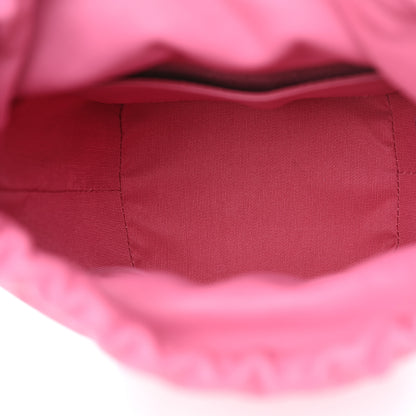 Chanel Calfskin Small CC Chain Bucket Drawstring Bag Pink 5 of 10