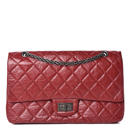 Chanel Aged Calfskin Quilted 2.55 Reissue 227 Flap Red 1 of 10