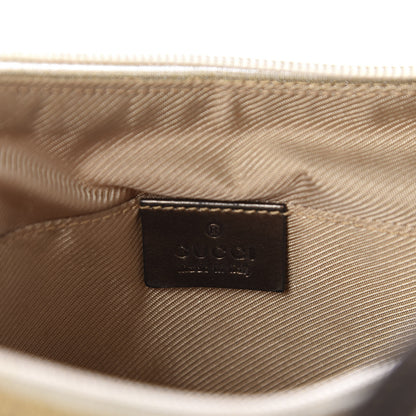 Gucci Monogram Small Shoulder Bag Pewter 9 of 11