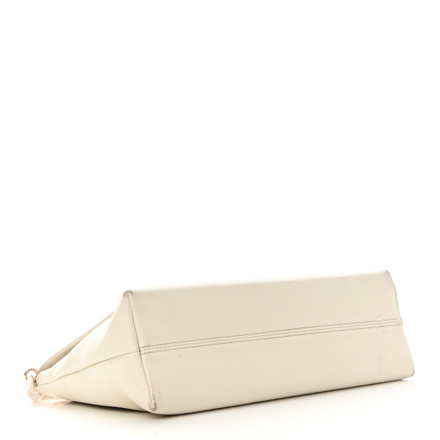 Tom Ford Calfskin Mini Label Shoulder Bag White 4 of 15