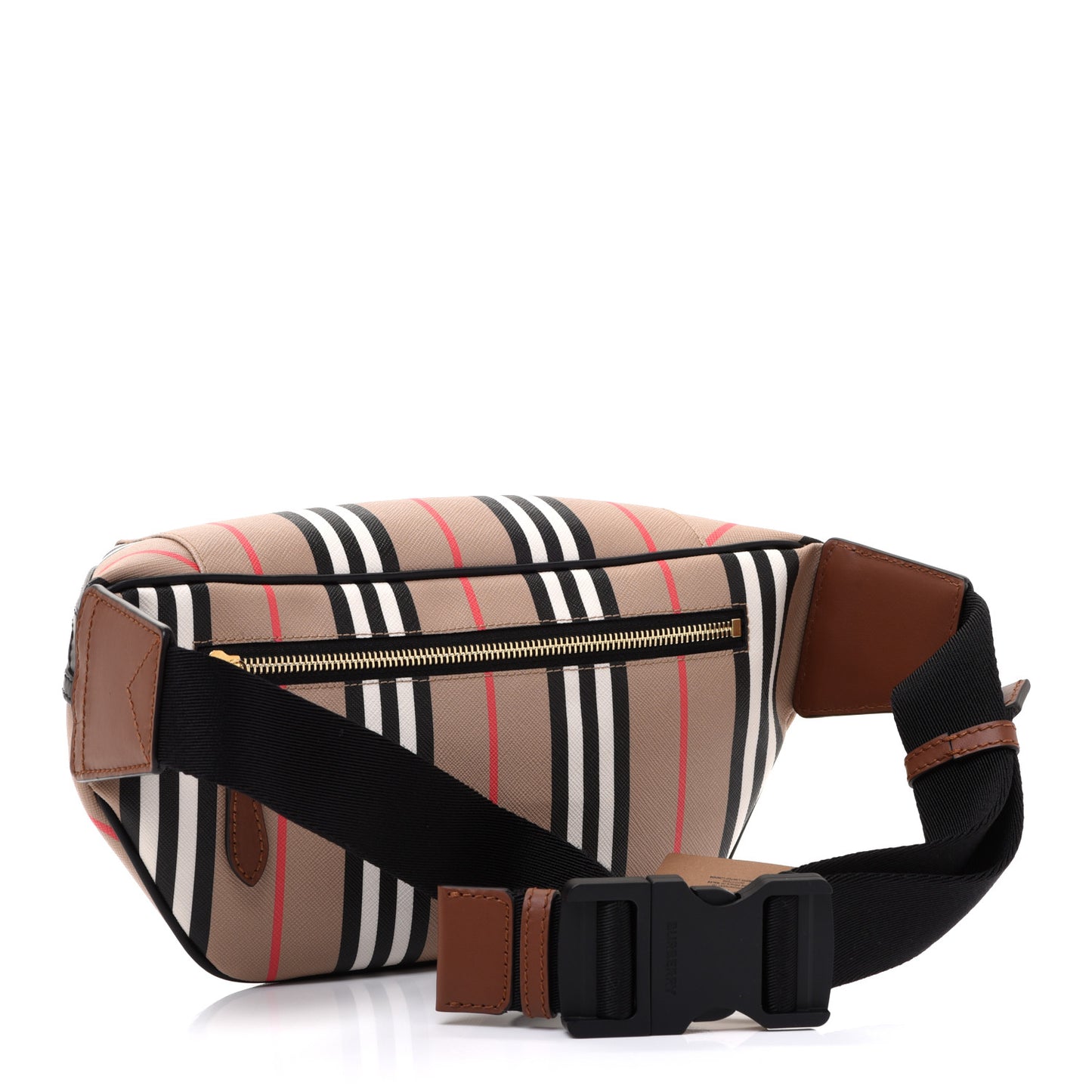 E-Canvas Icon Stripe Sonny Bum Bag Archive Beige