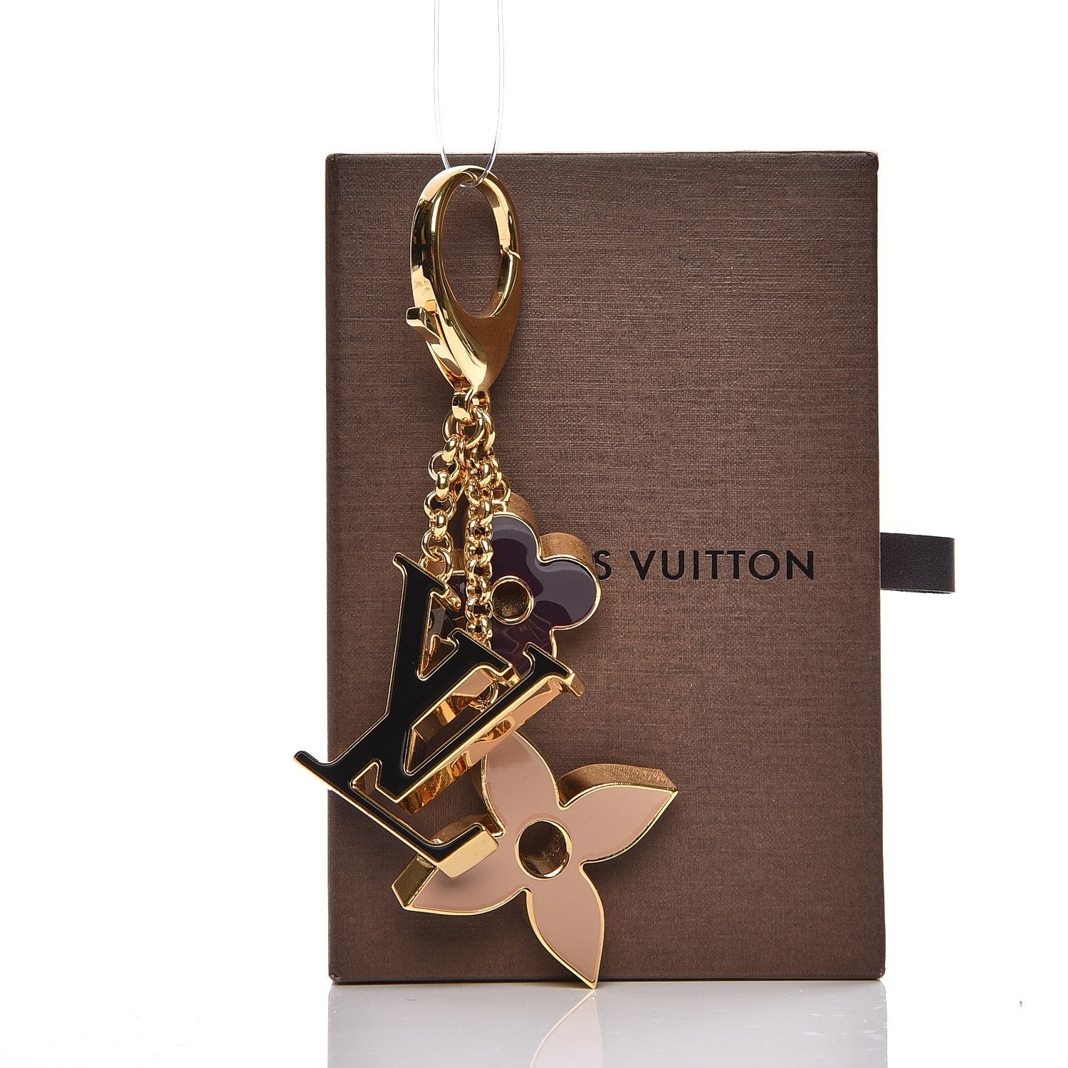 Louis Vuitton Fleur De Monogram Bag Charm Dore 5 of 5