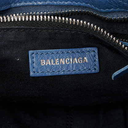 Balenciaga Agneau Classic Silver Hardware S City Denim Blue 7 of 12