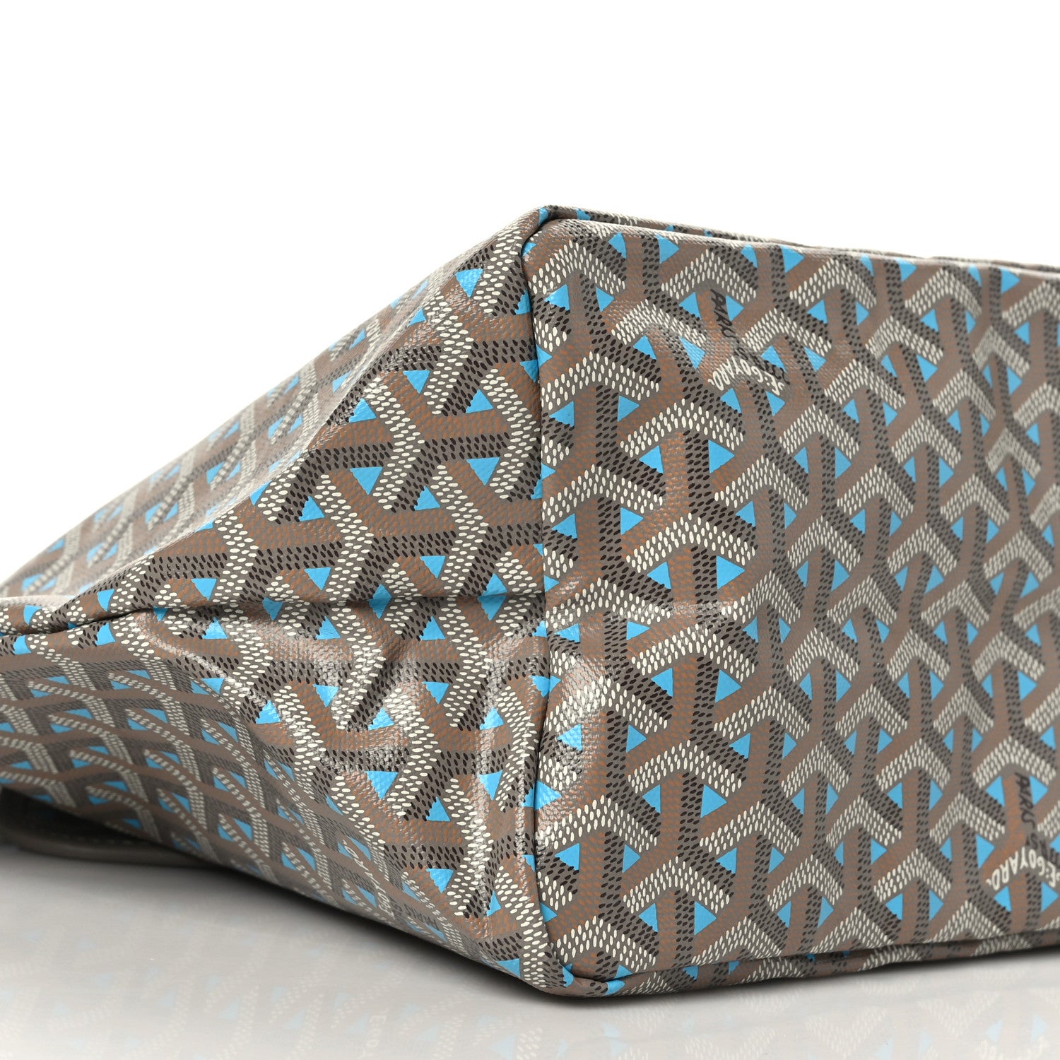 Goyard Goyardine Saint Louis Claire Voie PM Grege Turquoise 9 of 10
