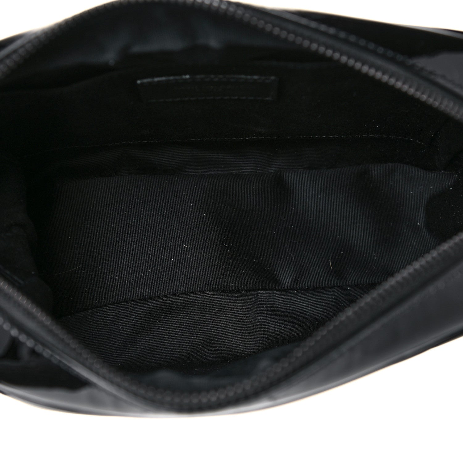 Saint Laurent Patent Calfskin Matelasse Monogram Lou Camera Bag Black 6 of 11