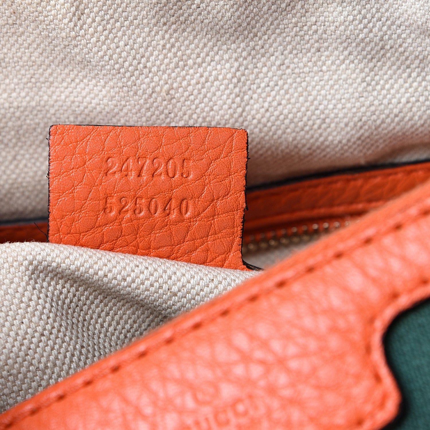 Gucci Monogram Vintage Web Medium Boston Orange 6 of 14