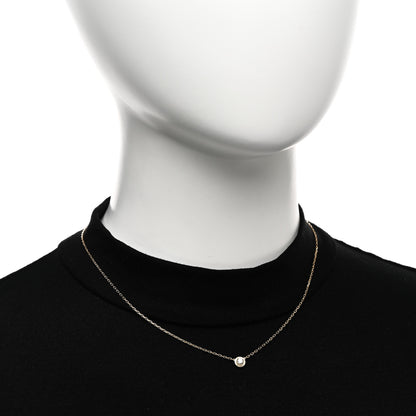 Cartier 18K Yellow Gold Diamond LM D'Amour Pendant Necklace 2 of 5