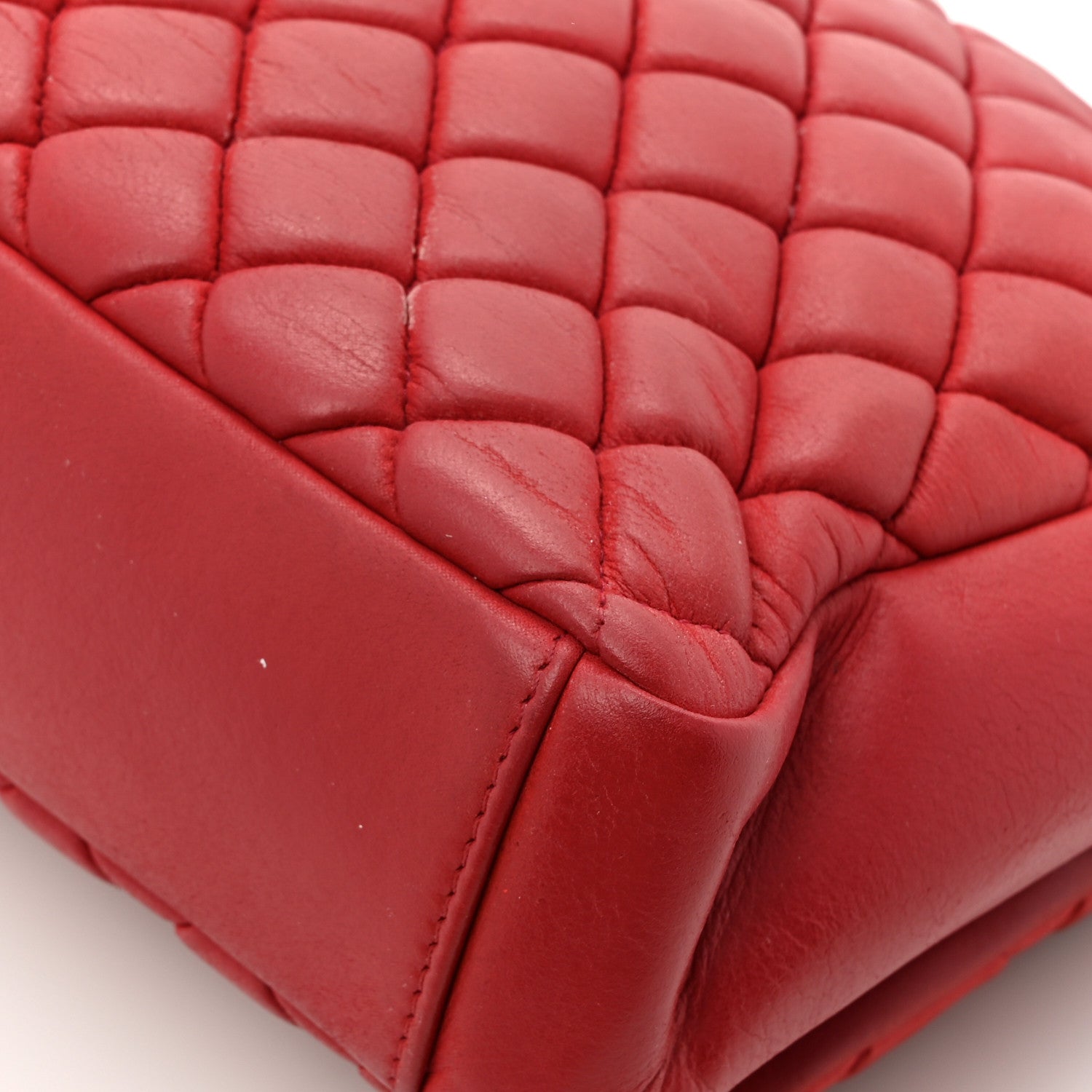 Chanel Iridescent Calfskin Large New Bubble Flap Fuchsia 17 of 17