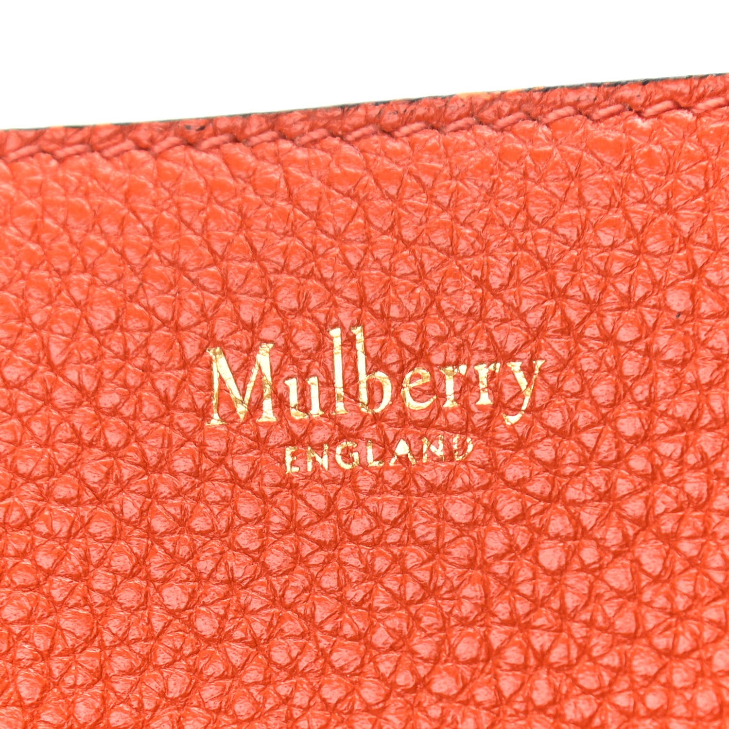 Mulberry Classic Grain Small New Bayswater Orange 6 of 13