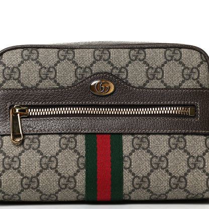 Gucci GG Supreme Monogram Web Small Ophidia Belt Bag 95 38 Dark Brown 8 of 13