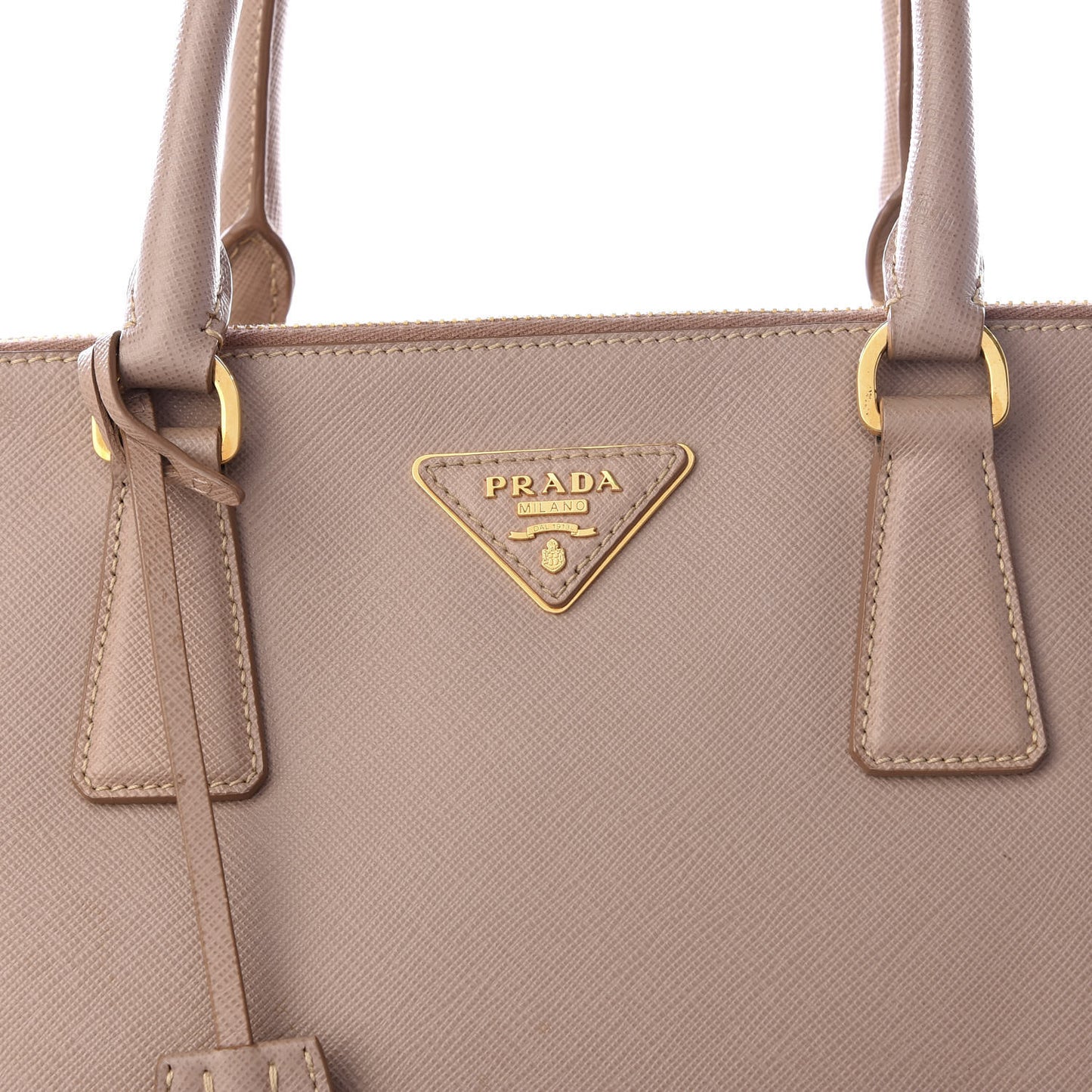 Saffiano Large Galleria Double Zip Tote Cammeo