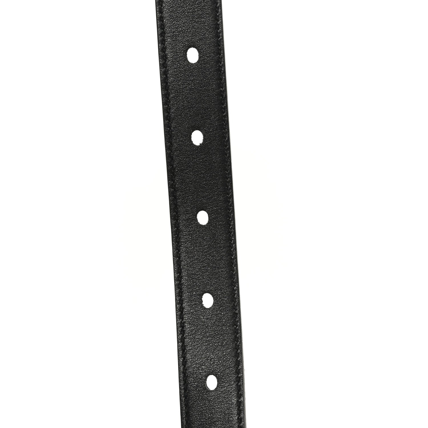 Saint Laurent Suede Calfskin Monogram Square Buckle Belt 70 28 Black 5 of 6