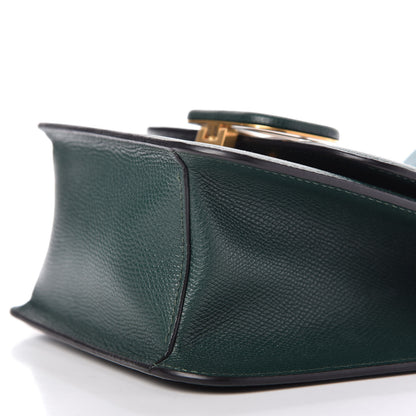 Valentino Garavani Grainy Calfskin Small VSling Shoulder Bag English Green 7 of 8