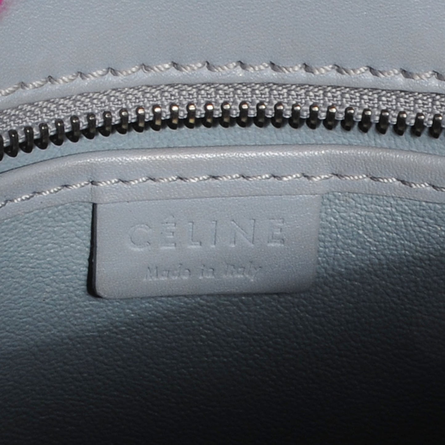 Smooth Calfskin Nano Luggage Glacier