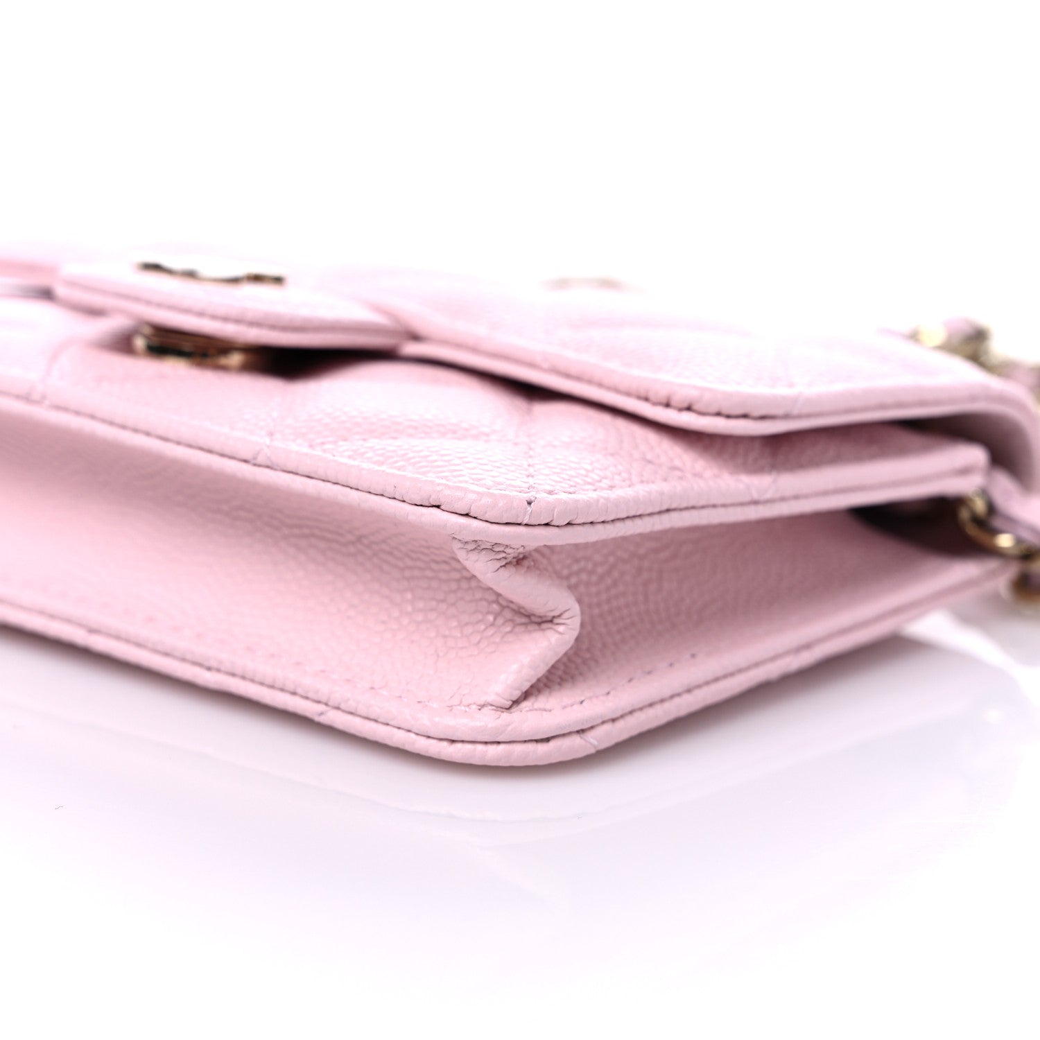 Chanel Caviar Quilted Mini Chain Bag Pink 10 of 11