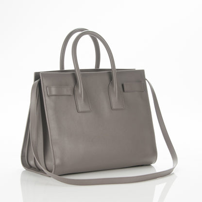 Saint Laurent Calfskin Small Sac De Jour Fog 3 of 8