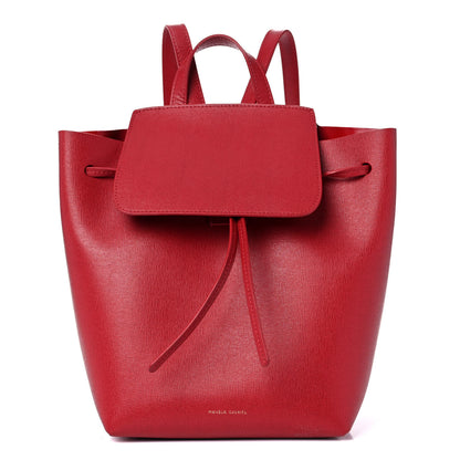 Mansur Gavriel Saffiano Backpack Flamma 1 of 22