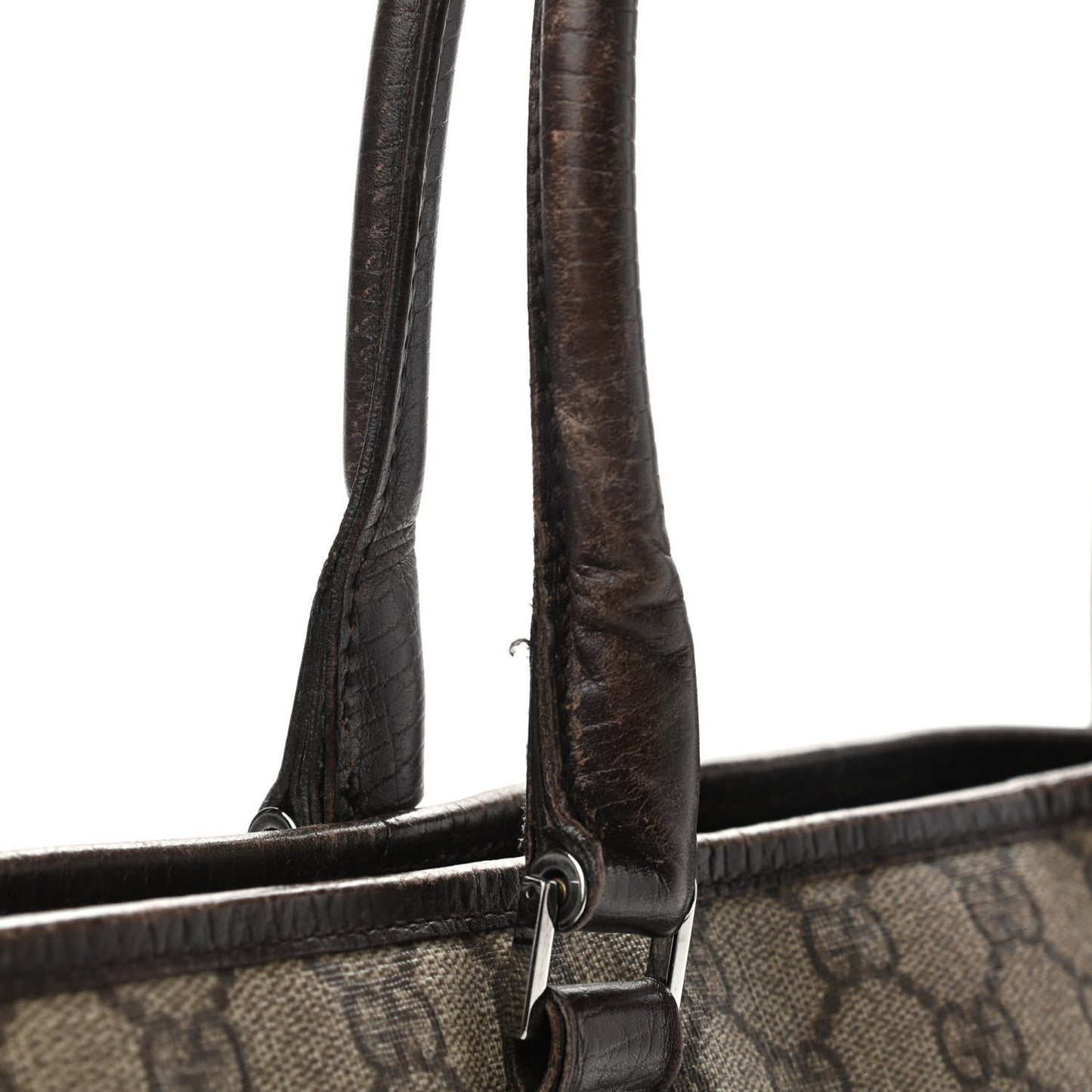 GG Plus Monogram Medium Joy Tote Dark Brown