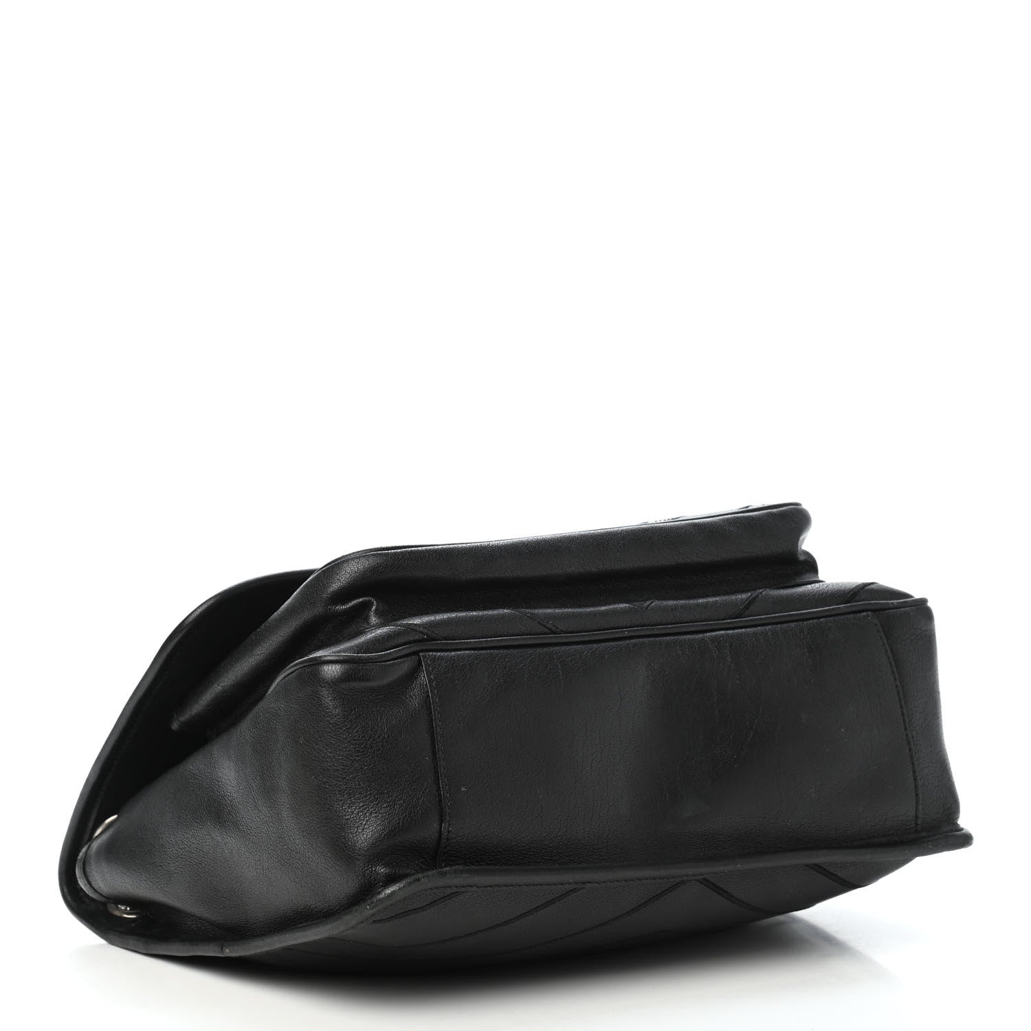 Saint Laurent Lambskin Matelasse Monogram Microstud Medium Niki Chain Satchel Black 3 of 4