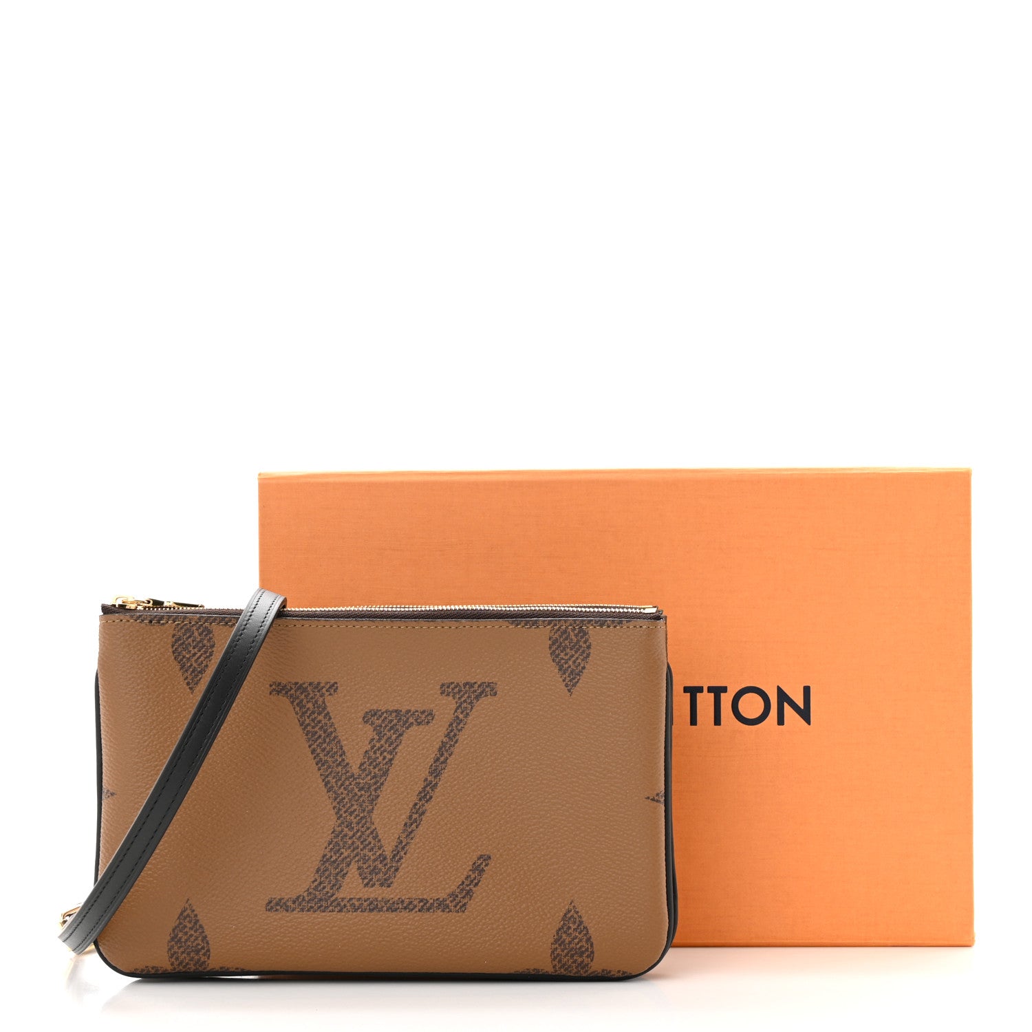 Louis Vuitton Reverse Monogram Giant Double Zip Pochette 10 of 10