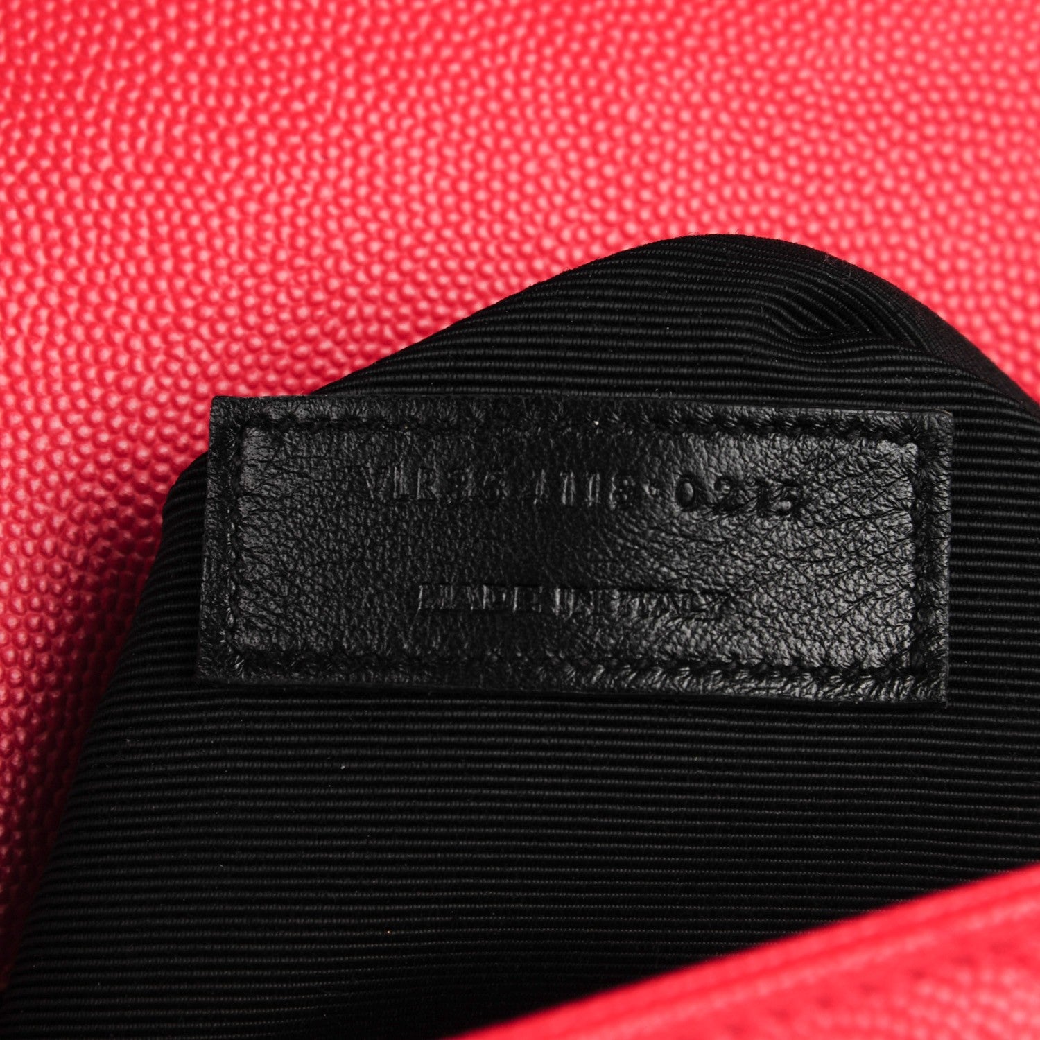 Saint Laurent Grain De Poudre Matelasse Chevron Large Monogram Satchel Lipstick Red 7 of 8