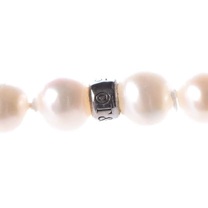 Tiffany Sterling Silver Freshwater Pearl 5-8mm Ziegfeld Necklace 87" 5 of 9