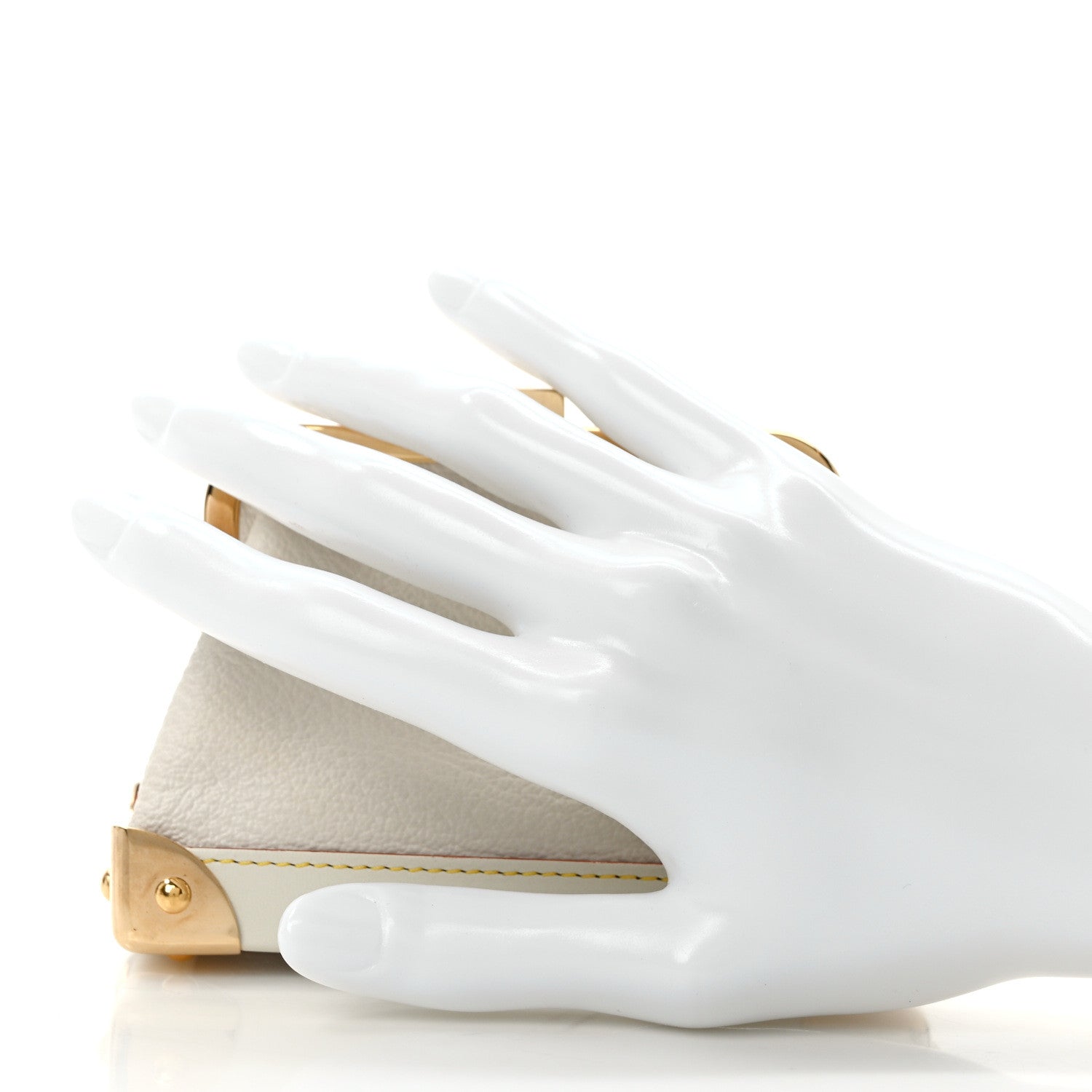 Louis Vuitton Suhali Porte-Monnaie Coin Purse White 2 of 6