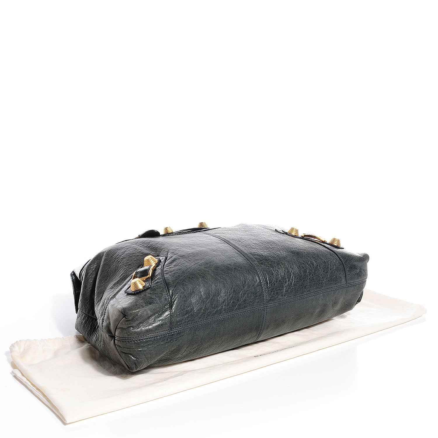 Balenciaga Chevre Giant 21 Gold Hardware Brief Anthracite 4 of 12