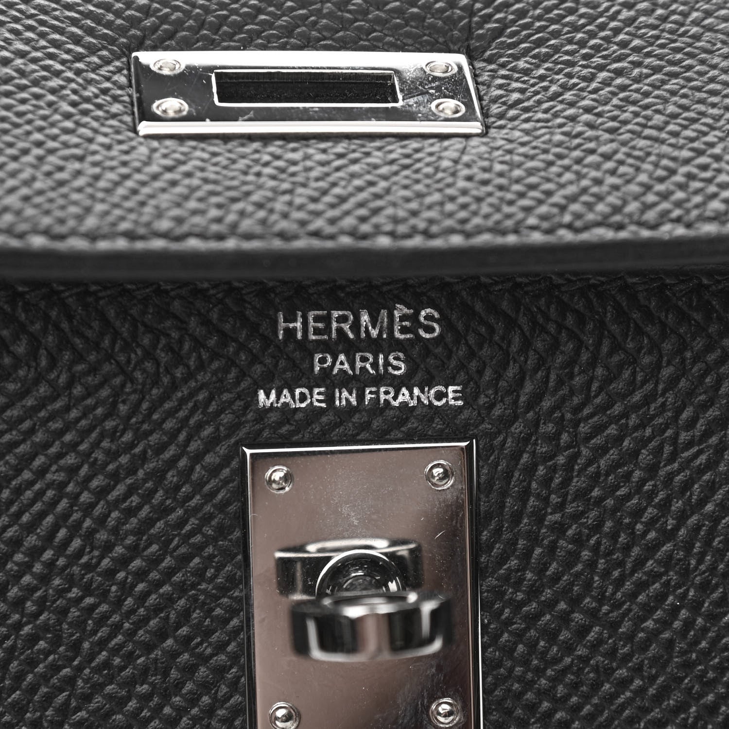 Hermes Epsom Kelly Sellier 25 Black 6 of 13