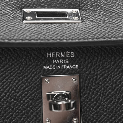 Hermes Epsom Kelly Sellier 25 Black 6 of 13