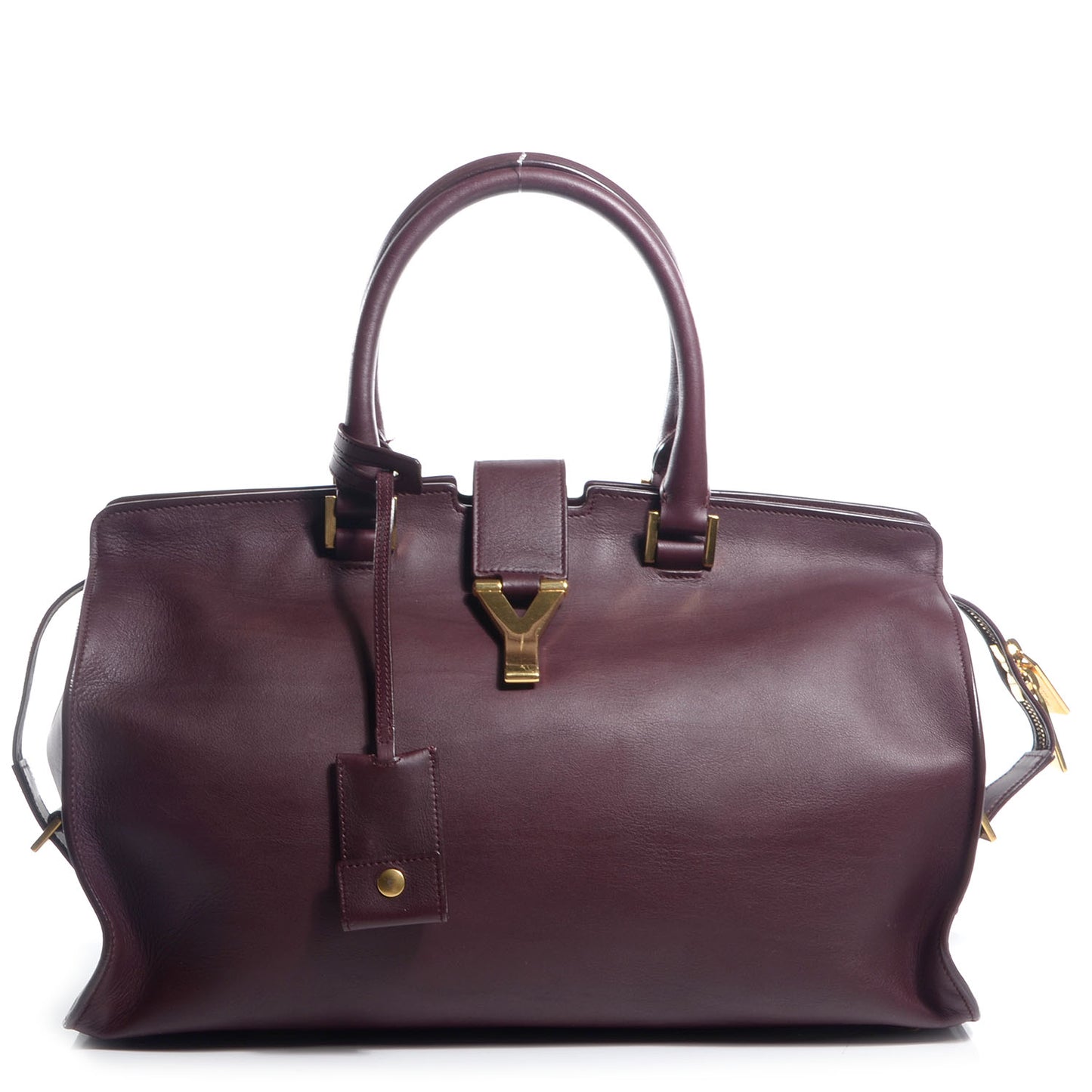 Smooth Calfskin Medium Classic Y Cabas Bordeaux