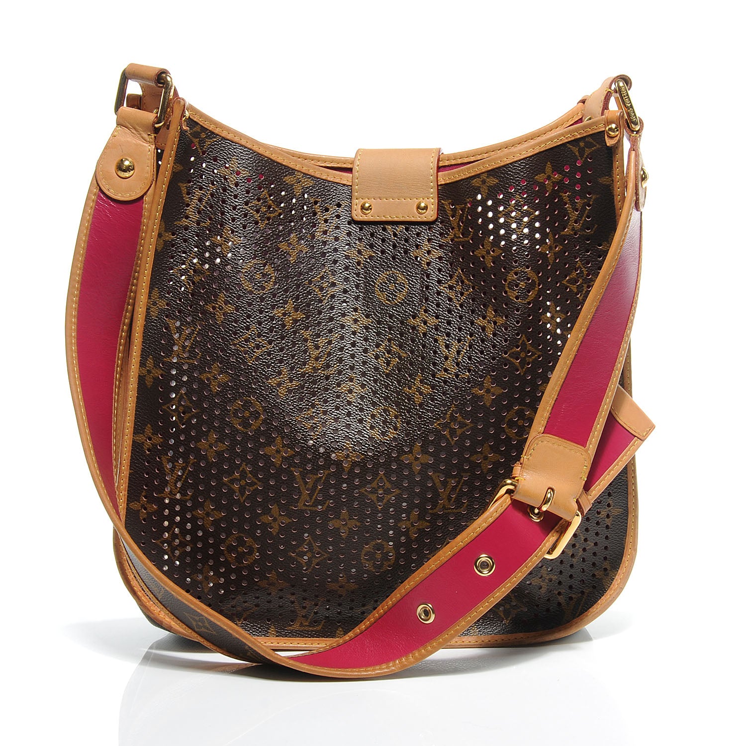 Louis Vuitton Monogram Perforated Musette Fuchsia 5 of 9