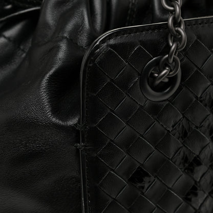 Bottega Veneta Nappa Ayers Intrecciato Small Tote Nero Black 12 of 18