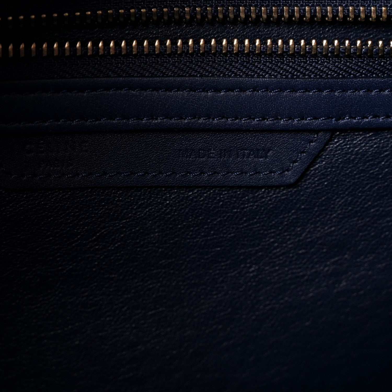 Celine Smooth Calfskin Mini Luggage Ink 6 of 17