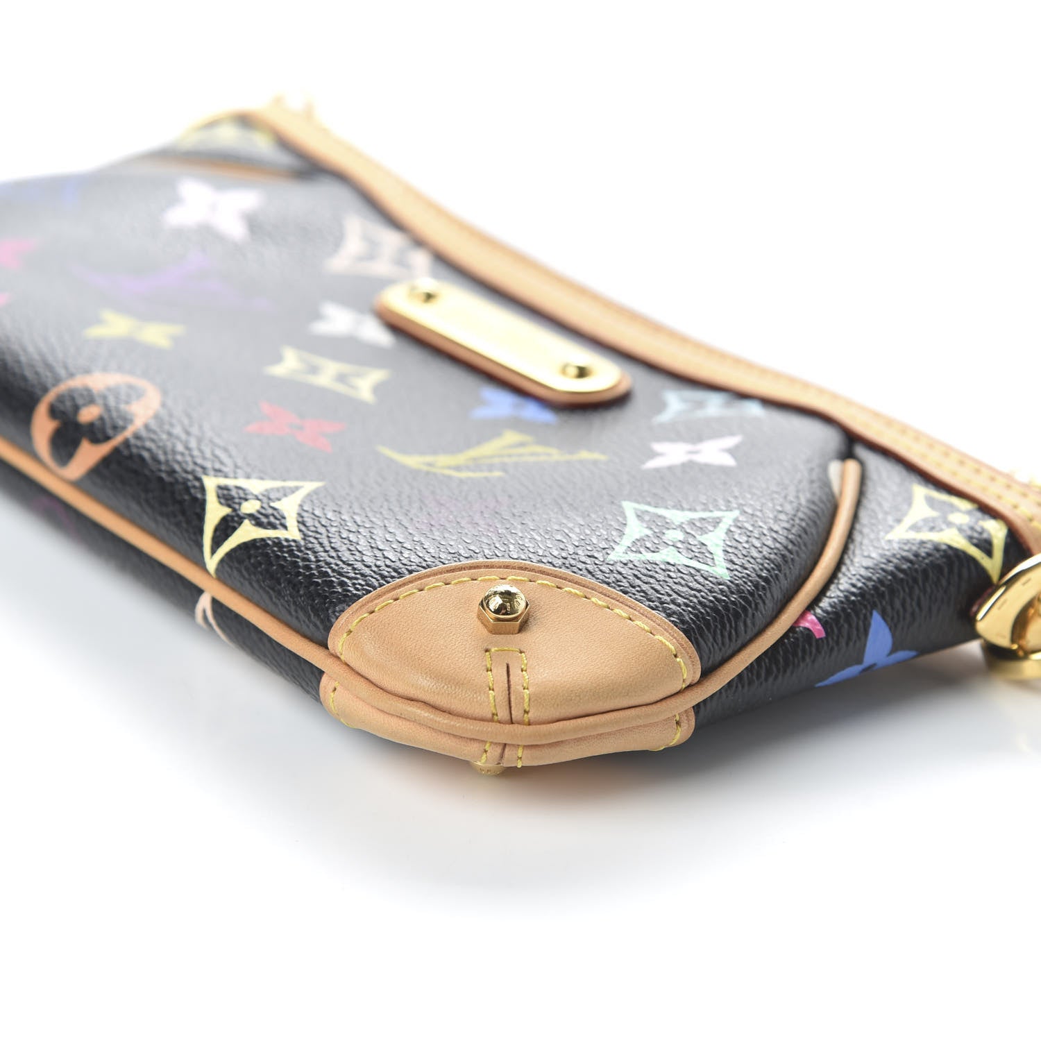Louis Vuitton Monogram Multicolor Pochette Milla MM Black 7 of 10