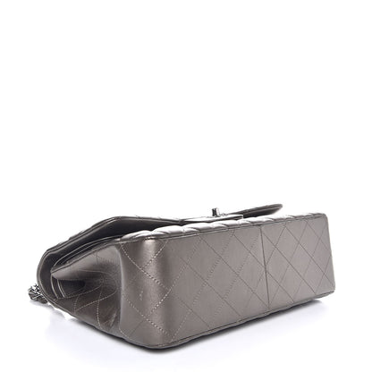 Chanel Metallic Lambskin Quilted Jumbo Double Flap Bronze 4 of 7