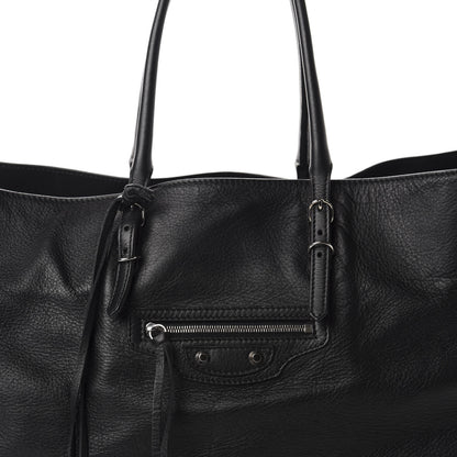 Balenciaga Supple Calfskin Papier A4 Zip Around Tote Black 10 of 10
