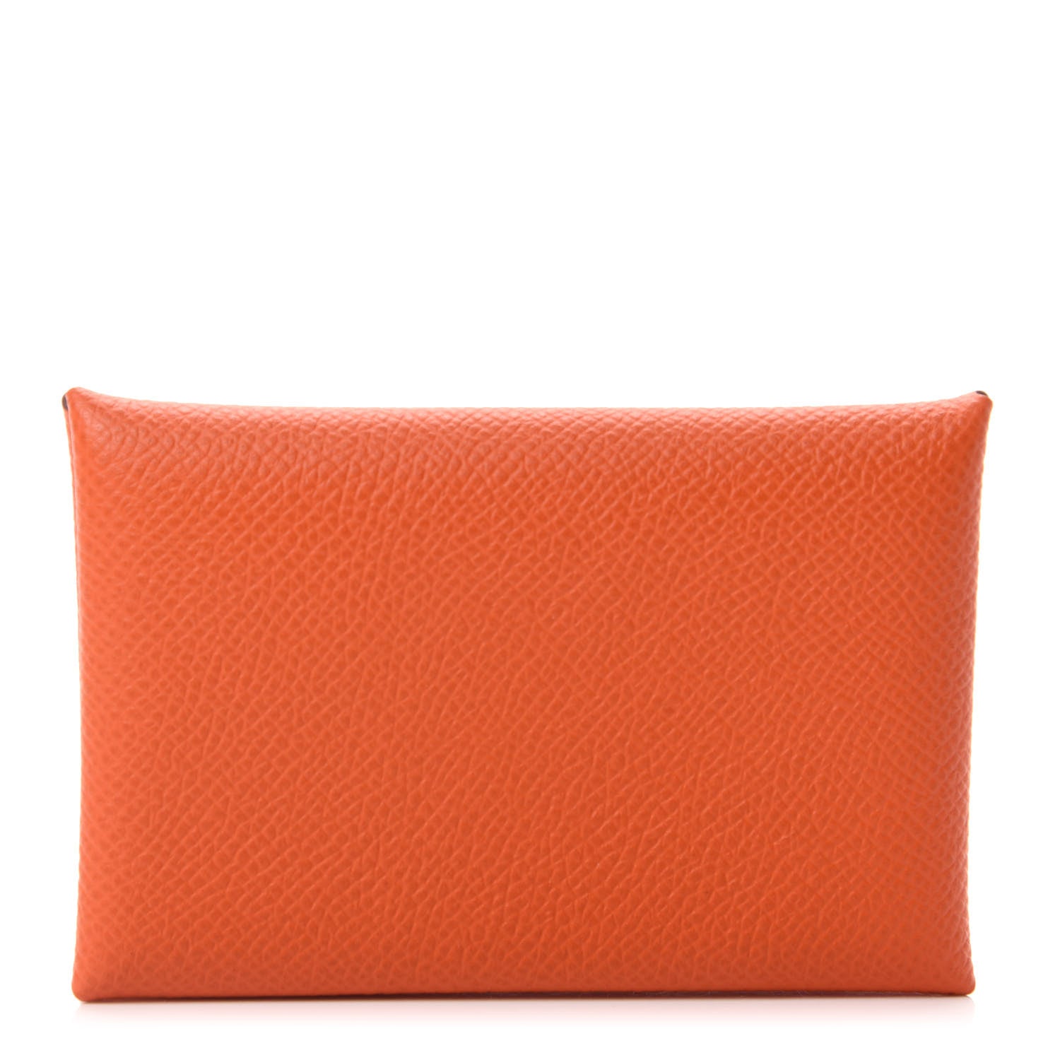Hermes Epsom Calvi Card Case Feu 1 of 8