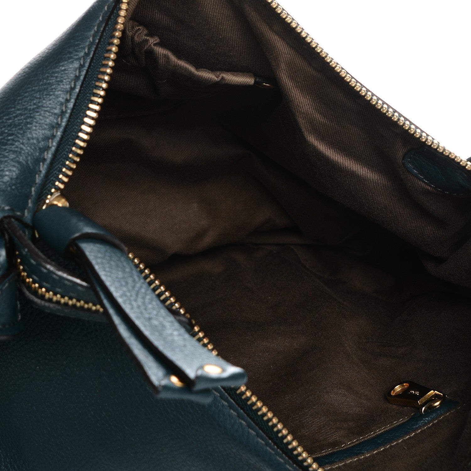 Chloe Calfskin Large Marcie Hobo Teal 5 of 8
