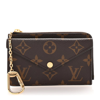 Louis Vuitton Monogram Recto Verso Card Holder Black 1 of 7