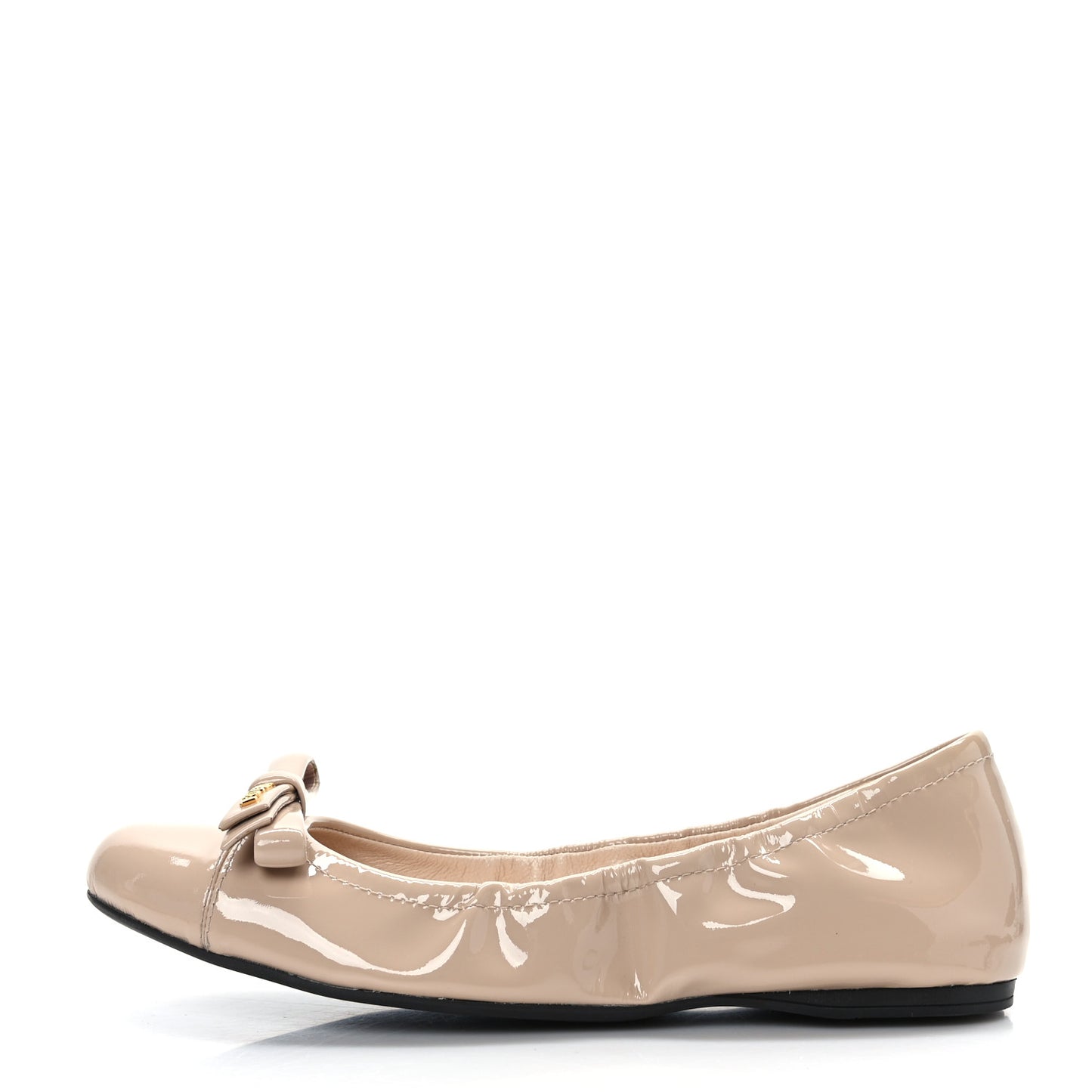 Vernice Ballet Bow Flats 38 Beige