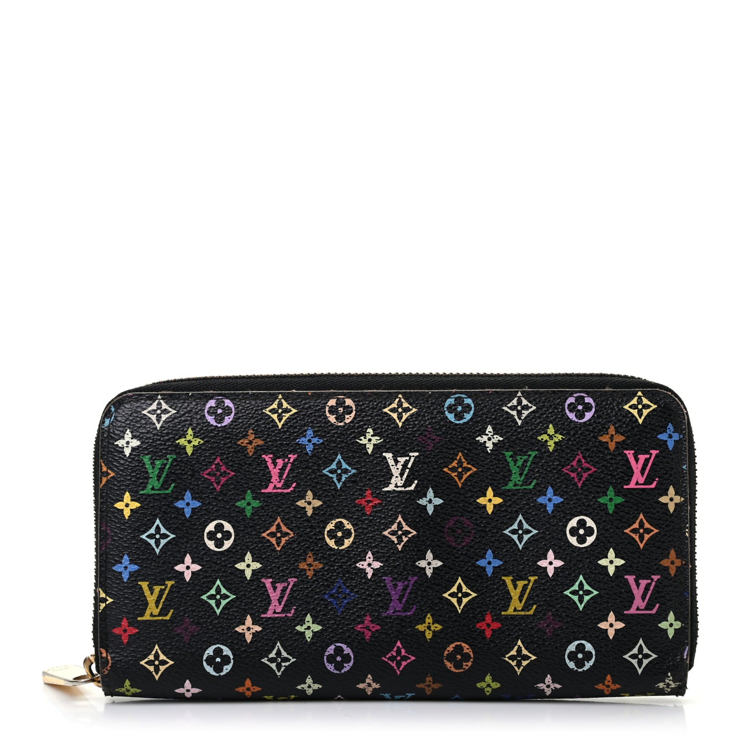Monogram Multicolor Zippy Wallet Black